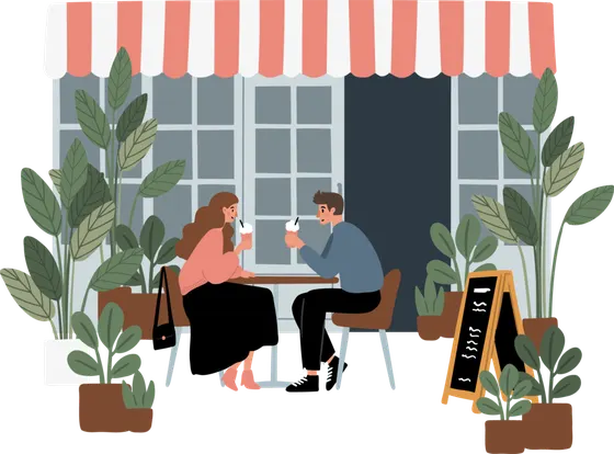 Illustration: Gastronomie mit HeyLarry
